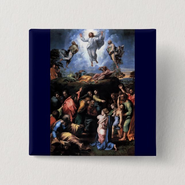 CHAPA CUADRADA TRANSFIGURACIÓN DE JESÚS (Anverso)