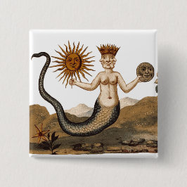 Chapa Cuadrada Transmutación de Sol y Luna de Merman