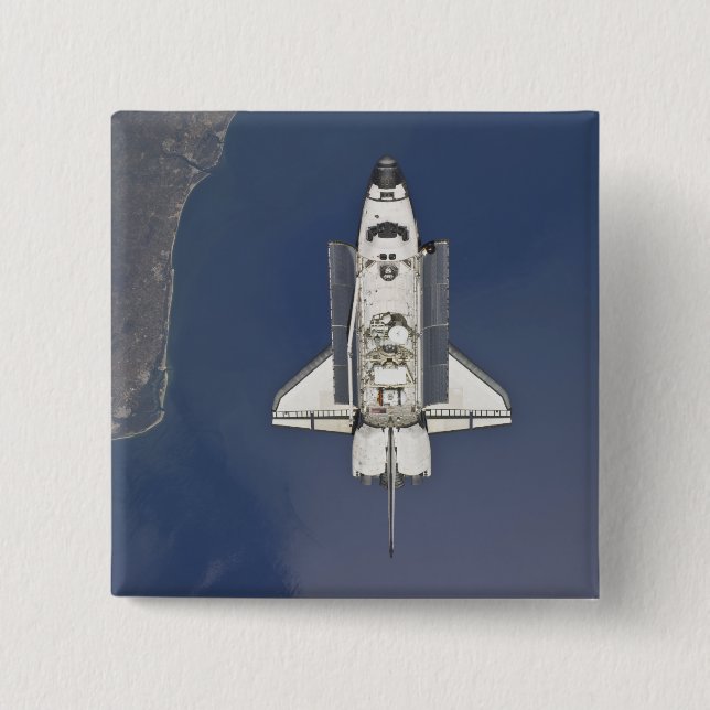 Chapa Cuadrada Transporte espacial Atlantis 5 (Anverso)