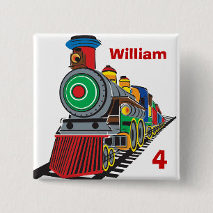 Chapa Cuadrada Tren de Choo Choo
