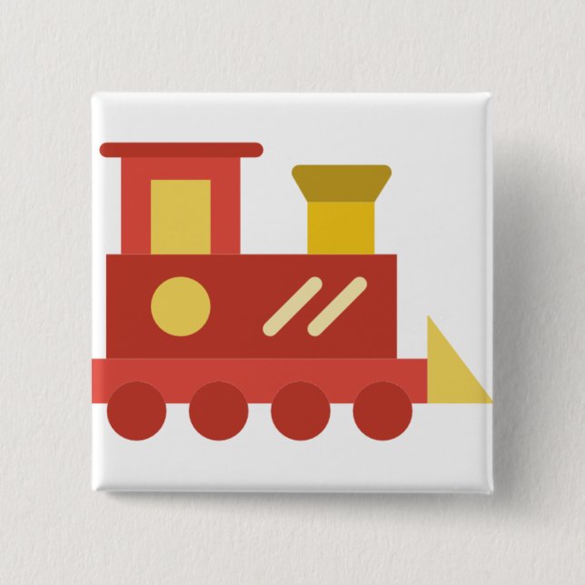 Chapa Cuadrada tren de juguete (Anverso)