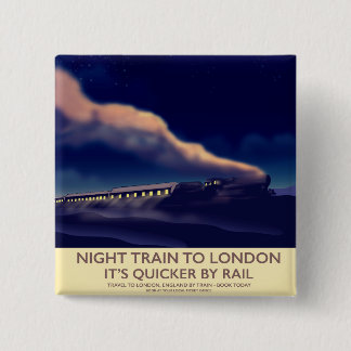 Chapa Cuadrada Tren Nocturno A Londres.