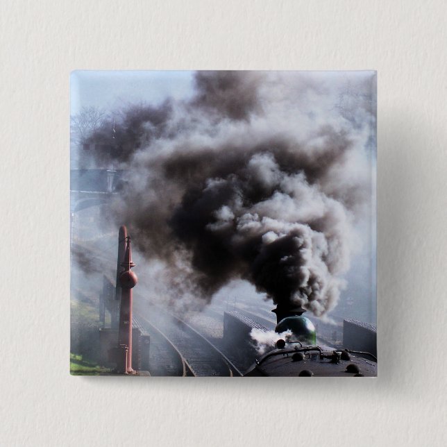 CHAPA CUADRADA TRENES DE VAPOR (Anverso)