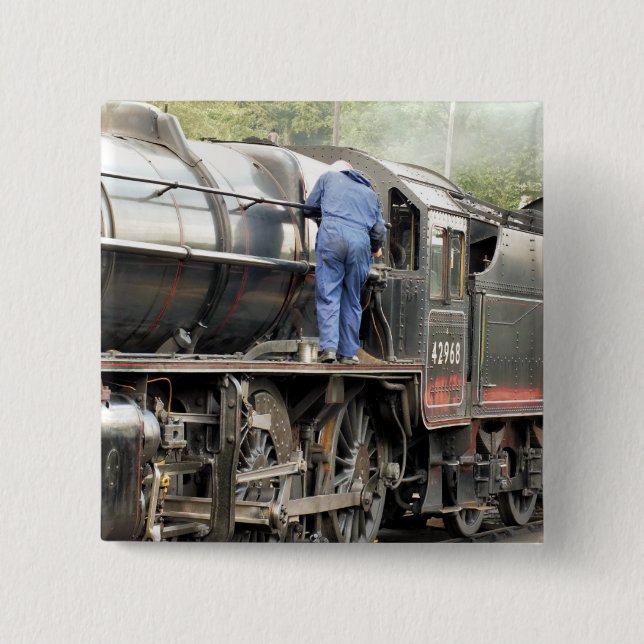 CHAPA CUADRADA TRENES DE VAPOR (Anverso)