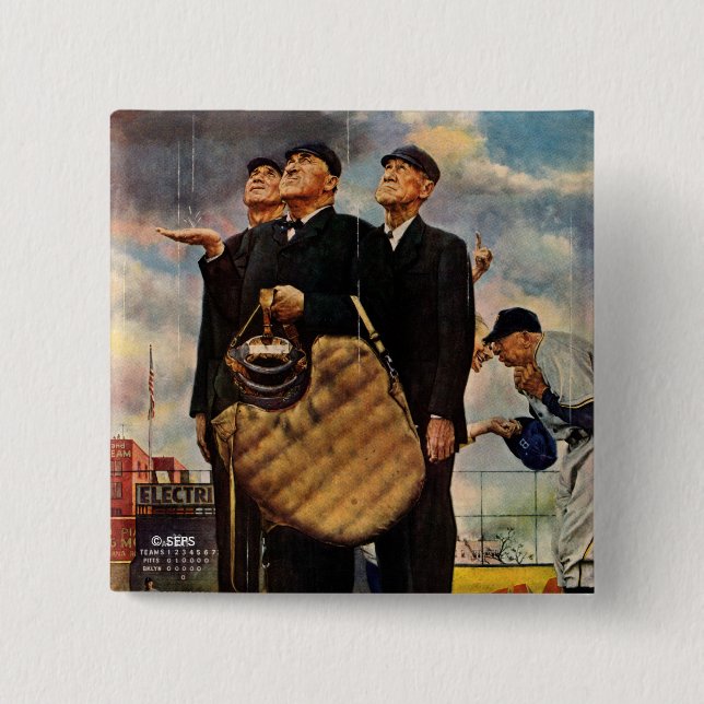 Chapa Cuadrada Tres árbitros (Anverso)