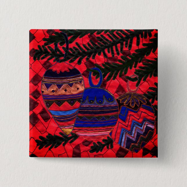 Chapa Cuadrada Tres baudias (Anverso)