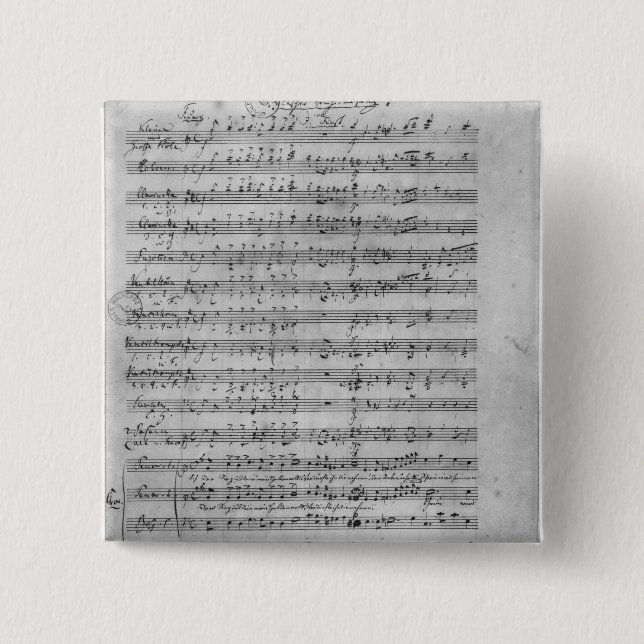 Chapa Cuadrada Tres Lieder (Anverso)