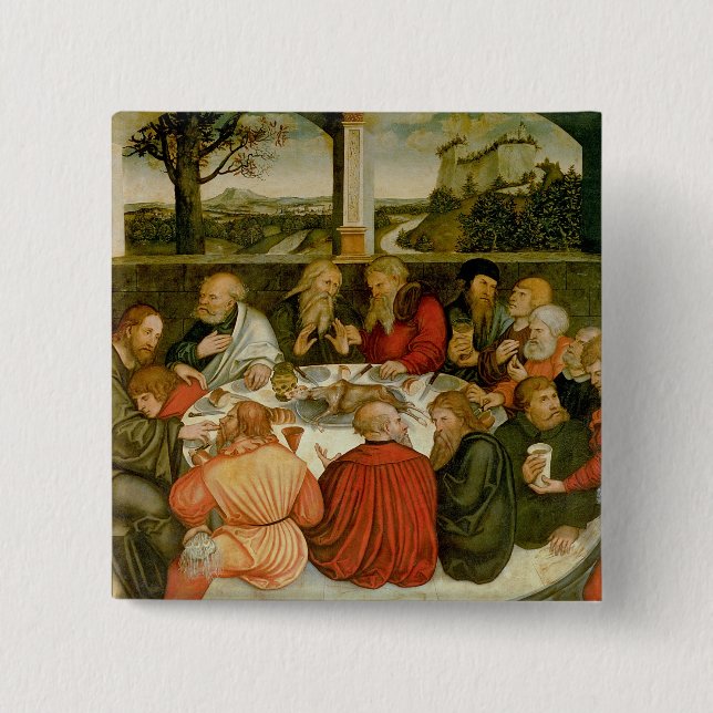 Chapa Cuadrada Tríptico, el panel izquierdo, Philipp Melanchthon (Anverso)