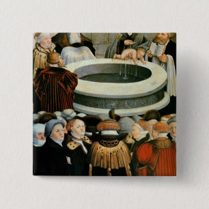 Chapa Cuadrada Tríptico, el panel izquierdo, Philipp Melanchthon