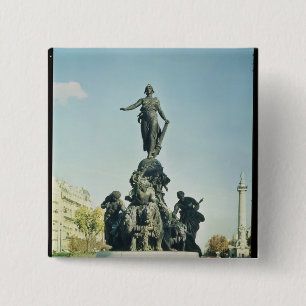 Chapa Cuadrada Triumph de la república, 1879-99