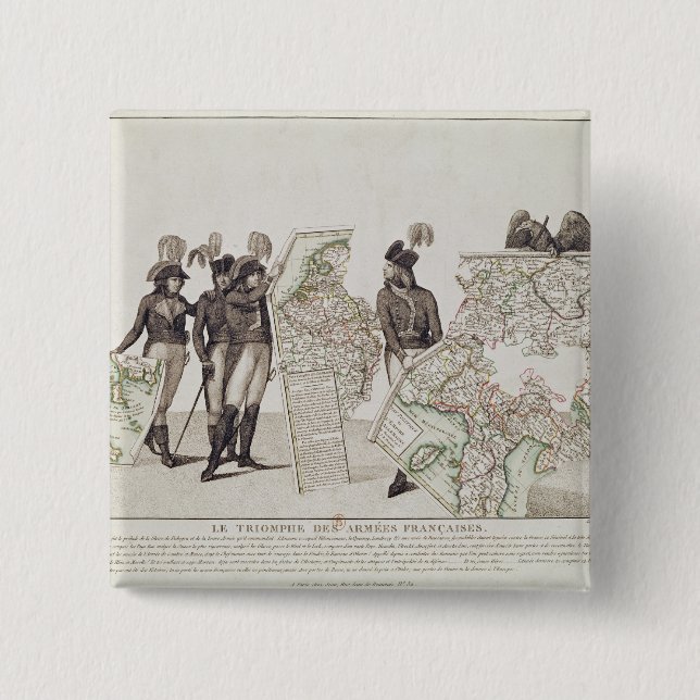Chapa Cuadrada Triumph de los ejércitos franceses (Anverso)