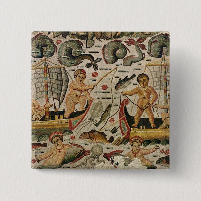 Chapa Cuadrada Triumph de Neptuno y de Amphitrite (Anverso)