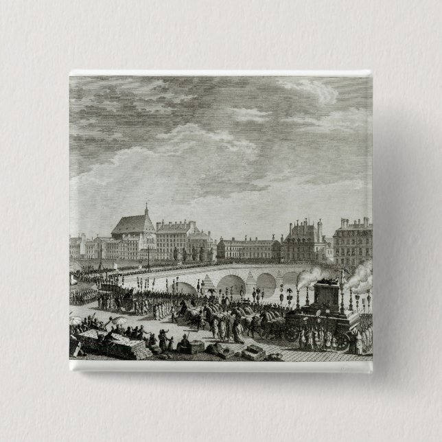 Chapa Cuadrada Triumph de Voltaire (Anverso)