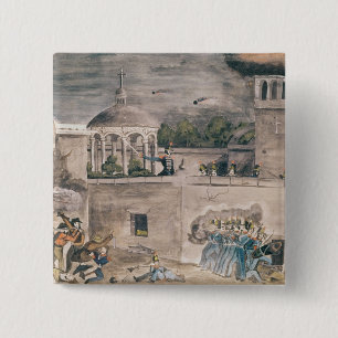 Chapa Cuadrada Tropas americanas debajo de general Doniphan