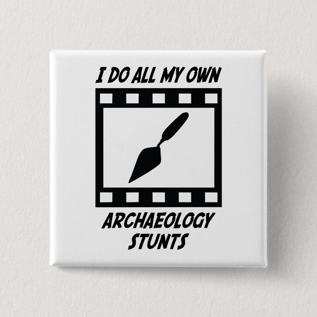 Chapa Cuadrada Trucos de la arqueología (Anverso)