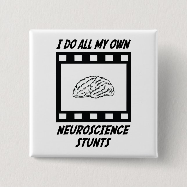 Chapa Cuadrada Trucos de la neurología (Anverso)