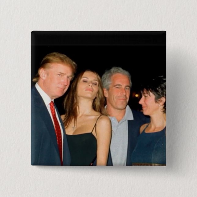 Chapa Cuadrada Trump Button (Anverso)