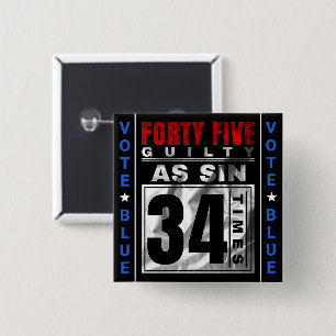 Chapa Cuadrada Trump culpable