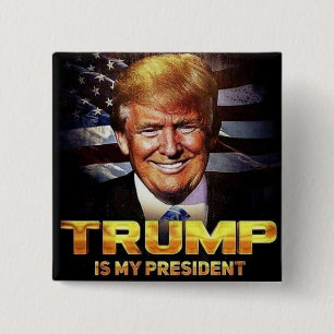CHAPA CUADRADA TRUMP ORGULLOSO