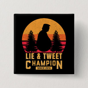 Chapa Cuadrada Trump se esconde y busca mentiras y engaño