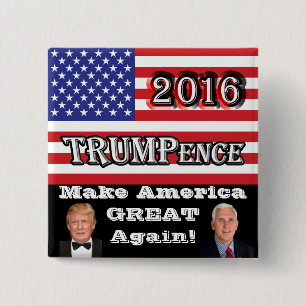 Chapa Cuadrada TRUMPence 2016 - ¡Que Estados Unidos vuelva a ser