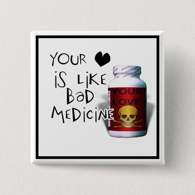 Chapa Cuadrada Tu amor es como...... (Anverso)