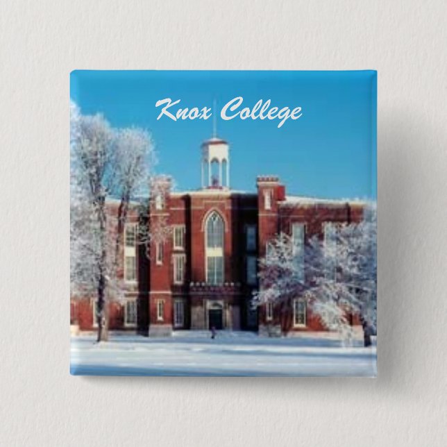 Chapa Cuadrada Tubería vieja de la universidad de Knox (Anverso)