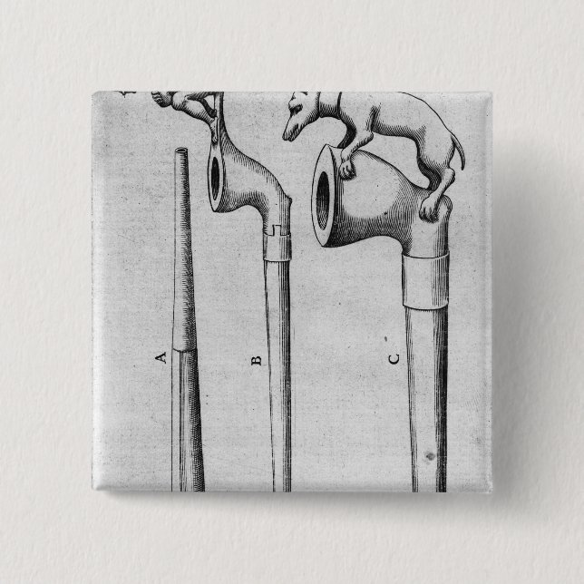 Chapa Cuadrada Tubos que fuman (Anverso)