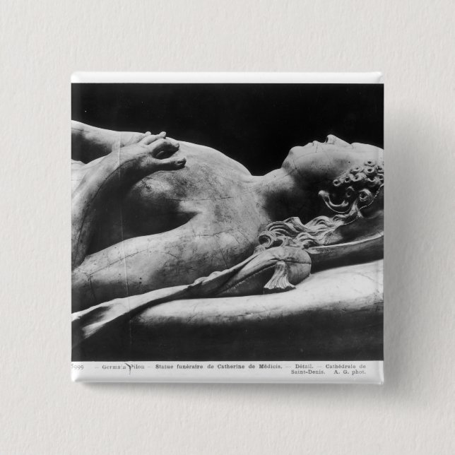 Chapa Cuadrada Tumba de Catherine de Medici y de Enrique II (Anverso)