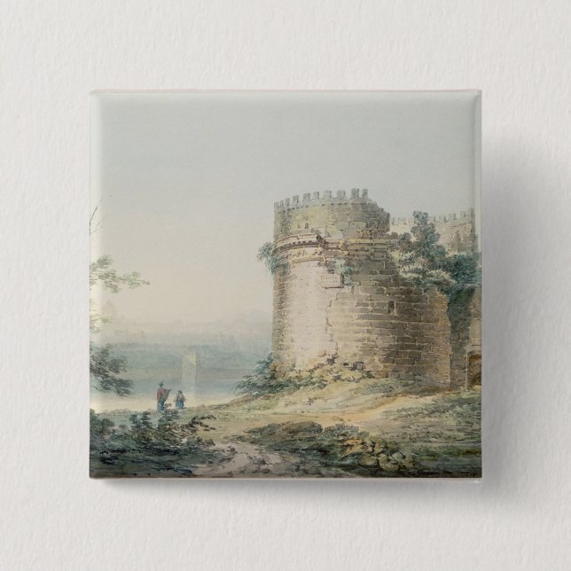 Chapa Cuadrada Tumba de Cecilia Metella, Roma (Anverso)
