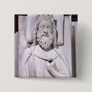 Chapa Cuadrada Tumba de Clovis I, rey de las cartas francas