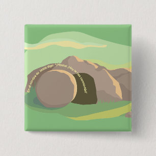 Chapa Cuadrada ¡Tumba vacía en piedra! ¡Tu Arte Se Movió! I ESP I