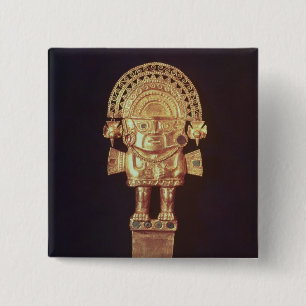 Chapa Cuadrada Tumi o cuchillo ceremonial en la forma de Naylamp