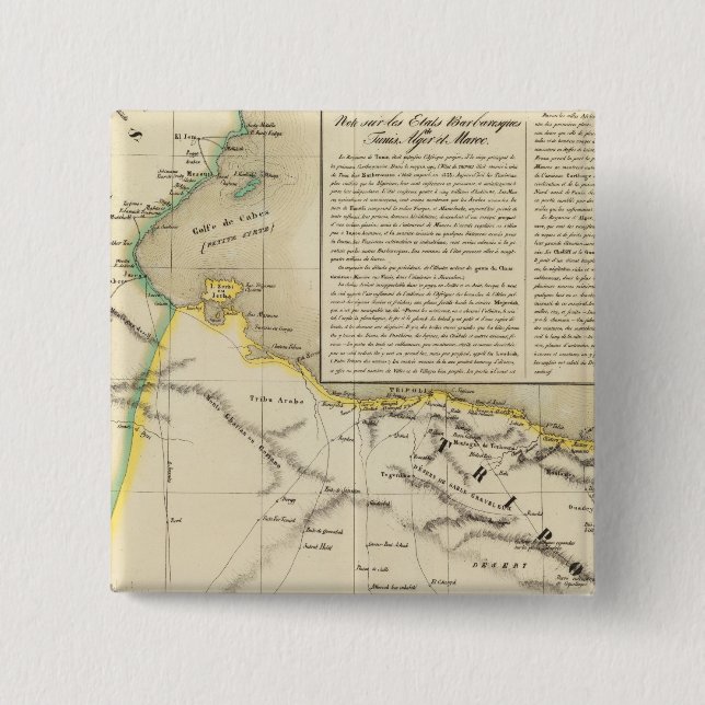 Chapa Cuadrada Túnez y Libia (Anverso)