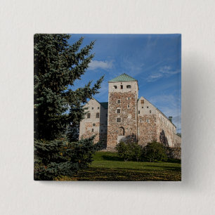 Chapa Cuadrada Turku, Finlandia, antiguo castillo de Turun Linna,