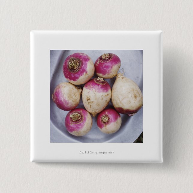 Chapa Cuadrada Turnips (Anverso)