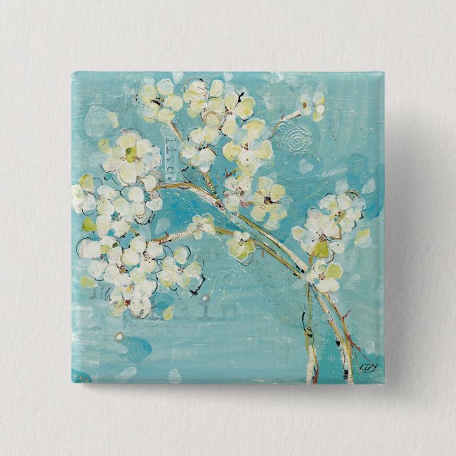 Chapa Cuadrada Turquesa viva (Anverso)