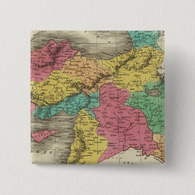 Chapa Cuadrada Turquía En Asia 3 (Anverso)