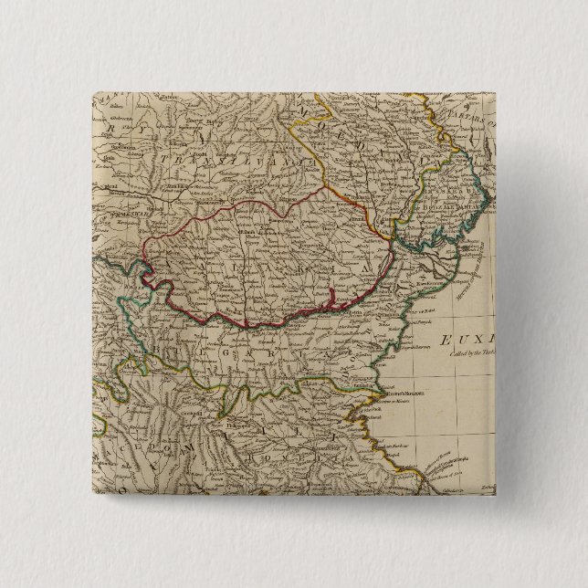 Chapa Cuadrada Turquía en Europa 3 (Anverso)