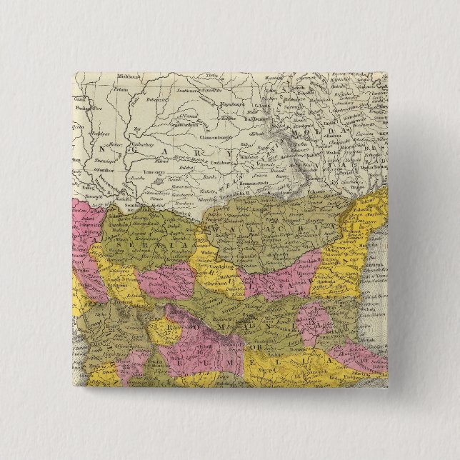 Chapa Cuadrada Turquía En Europa 3 (Anverso)