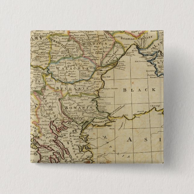 Chapa Cuadrada Turquía, en Europa y Hungría 2 (Anverso)