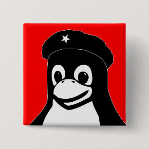 Chapa Cuadrada Tux Guevara - modificado para requisitos