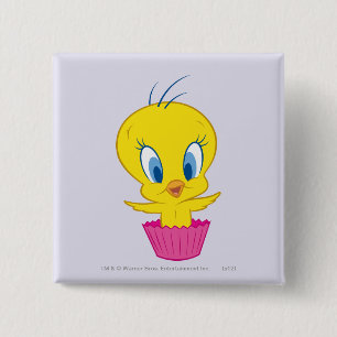 Chapa Cuadrada TWEETY™ Cupcake