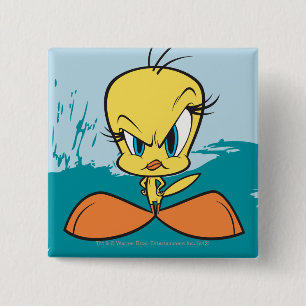 Chapa Cuadrada TWEETY™ enojado