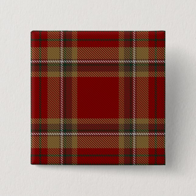 Chapa Cuadrada Tyrone County Irish Tartan (Anverso)