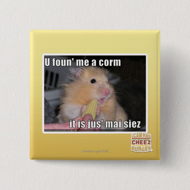 Chapa Cuadrada U me encontró un maíz (Anverso)