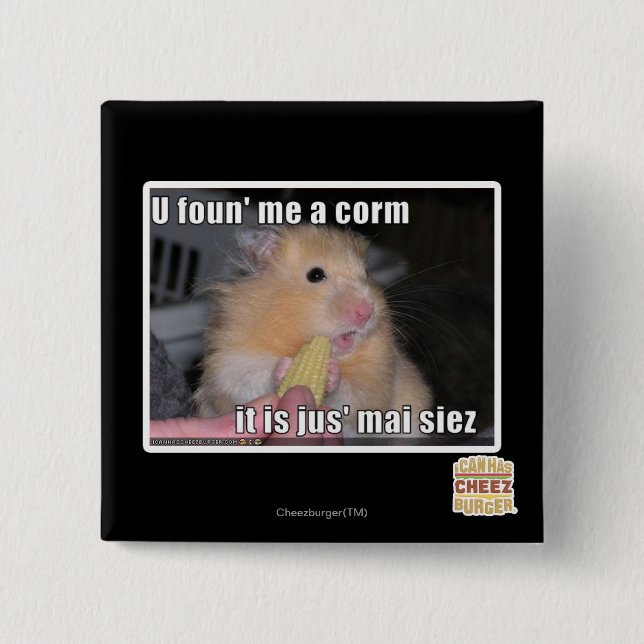 Chapa Cuadrada U me encontró un maíz (Anverso)