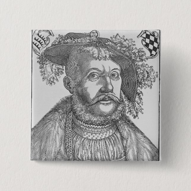 Chapa Cuadrada Ulrich, duque de Wurttemberg (Anverso)