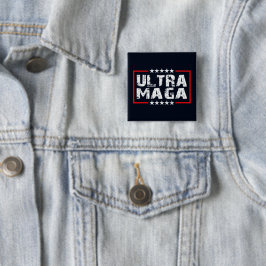 Chapa Cuadrada Ultra MAGA | 2024 Republicanos para Presidente Gru