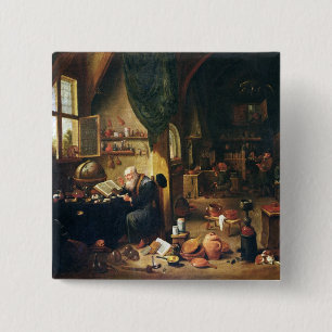 Chapa Cuadrada Un alquimista en su taller